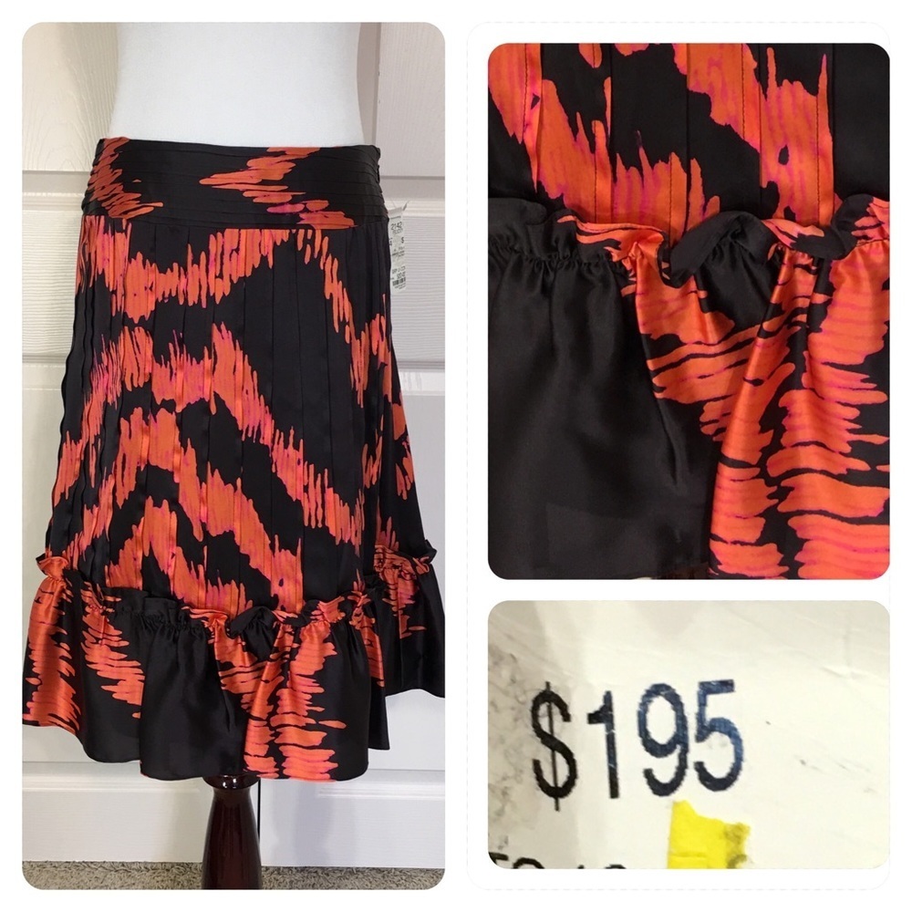 NWT! Etcetera silk skirt